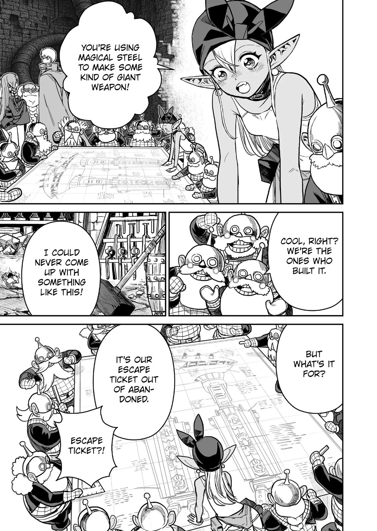 Abandoned: Tsuyosugite Buki ga Kowareru Yuusha to Buki Shokunin no Elf Chap 15 - Next Chap 16
