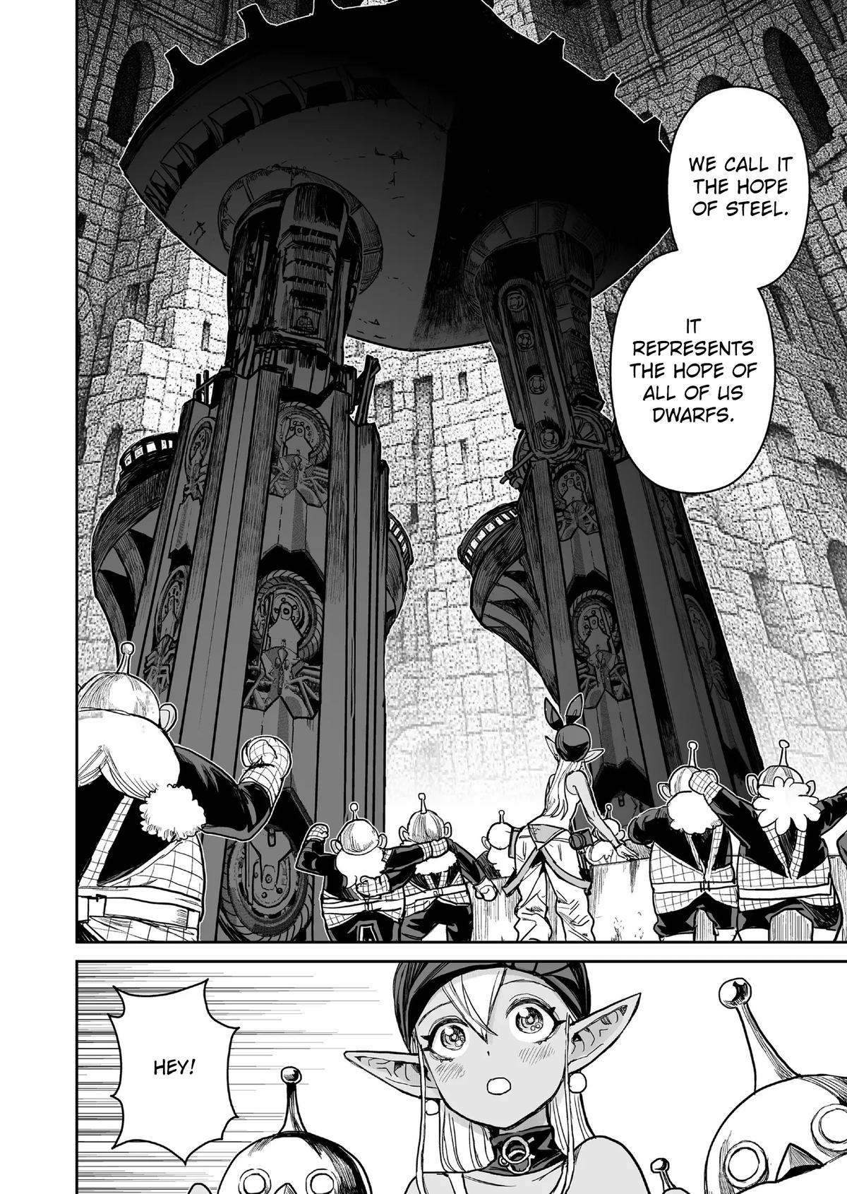 Abandoned: Tsuyosugite Buki ga Kowareru Yuusha to Buki Shokunin no Elf Chap 15 - Next Chap 16