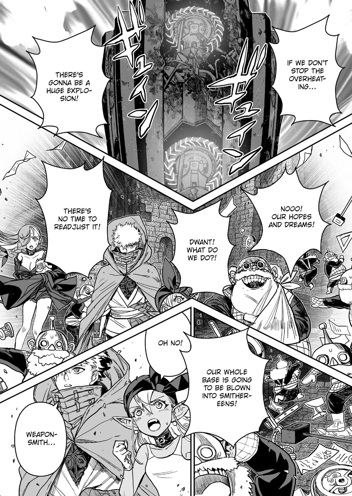 Abandoned: Tsuyosugite Buki ga Kowareru Yuusha to Buki Shokunin no Elf Chap 15 - Next Chap 16