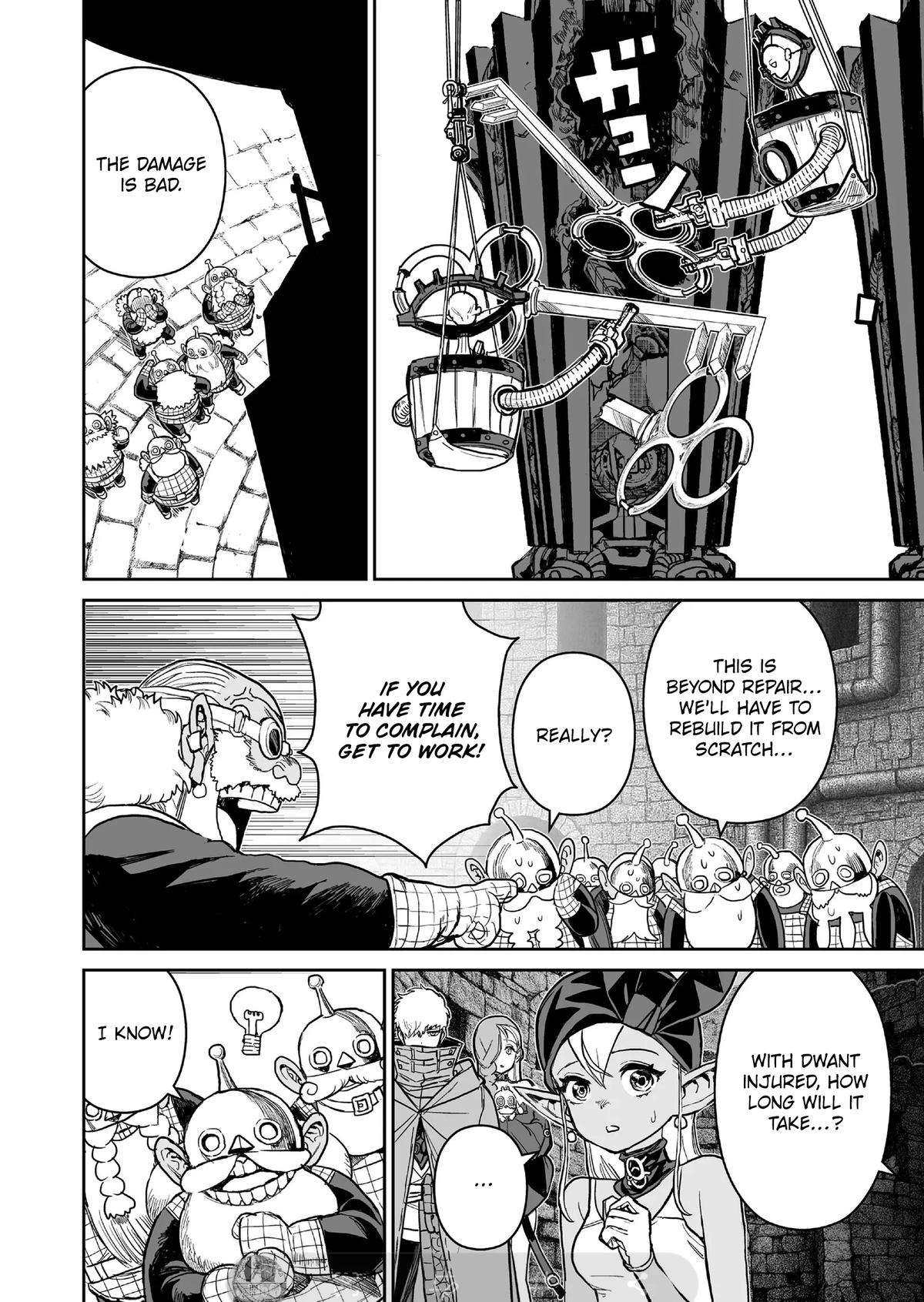 Abandoned: Tsuyosugite Buki ga Kowareru Yuusha to Buki Shokunin no Elf Chap 16 - Next Chap 17