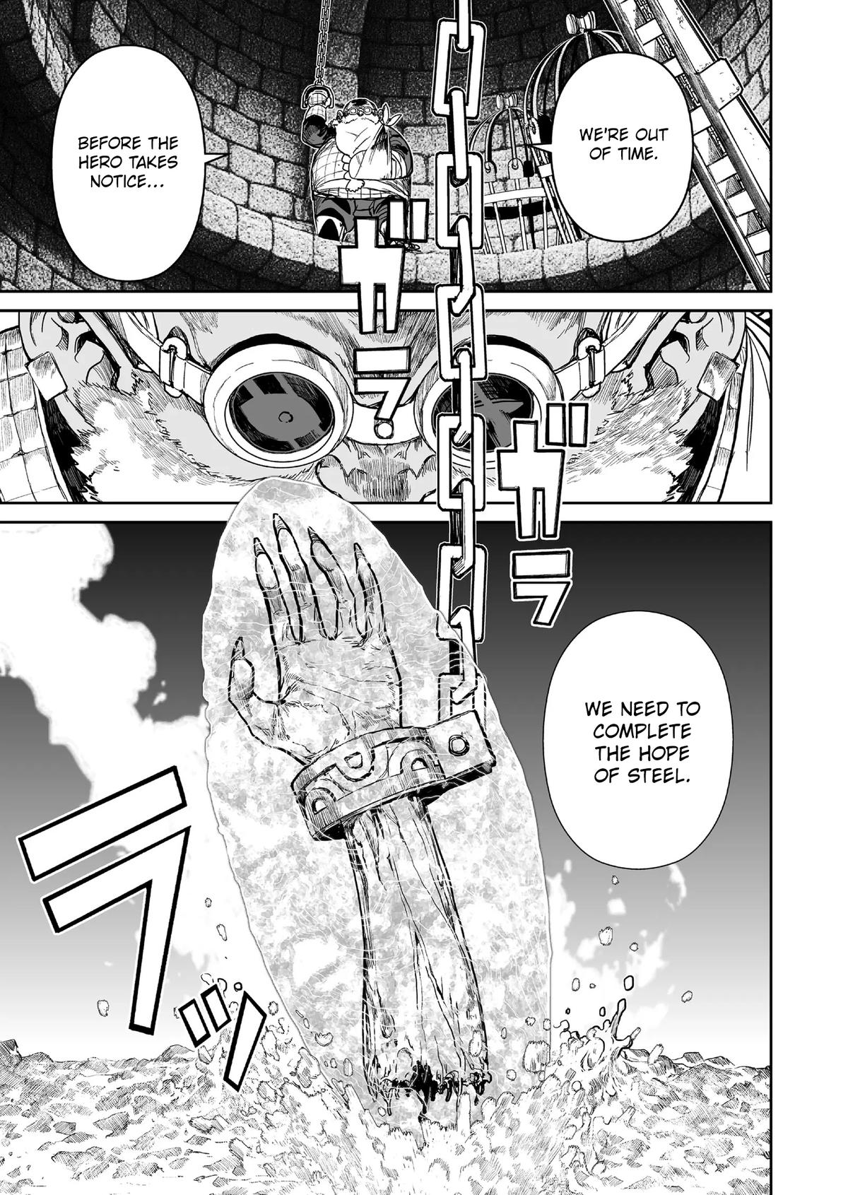 Abandoned: Tsuyosugite Buki ga Kowareru Yuusha to Buki Shokunin no Elf Chap 16 - Next Chap 17