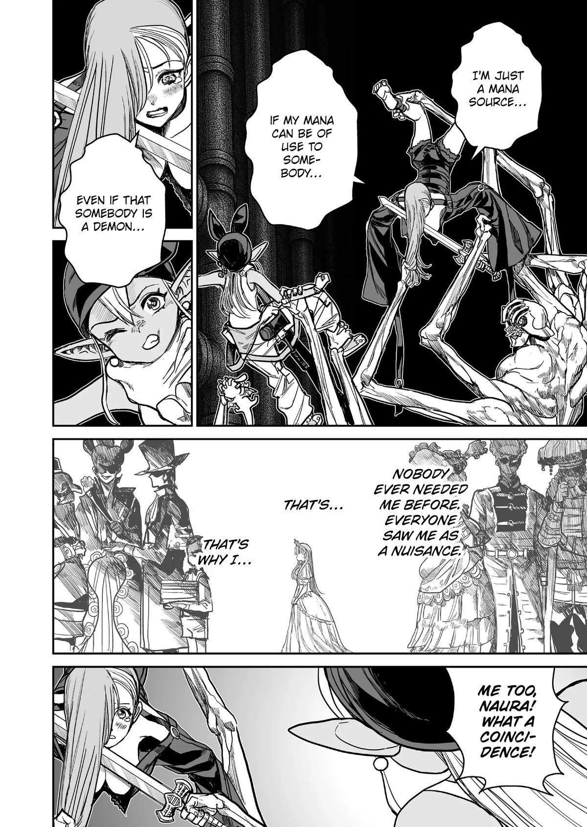Abandoned: Tsuyosugite Buki ga Kowareru Yuusha to Buki Shokunin no Elf Chap 10 - Next Chap 11