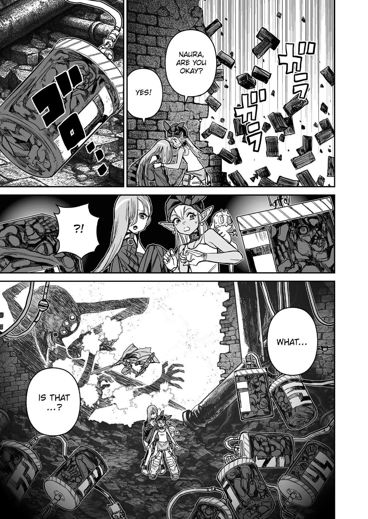 Abandoned: Tsuyosugite Buki ga Kowareru Yuusha to Buki Shokunin no Elf Chap 11 - Next Chap 12