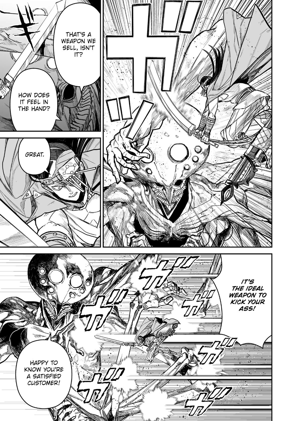 Abandoned: Tsuyosugite Buki ga Kowareru Yuusha to Buki Shokunin no Elf Chap 11 - Next Chap 12