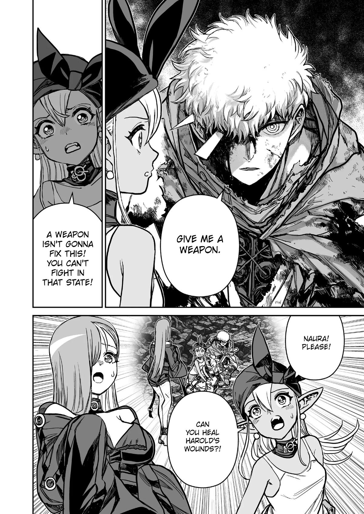 Abandoned: Tsuyosugite Buki ga Kowareru Yuusha to Buki Shokunin no Elf Chap 12 - Next Chap 13