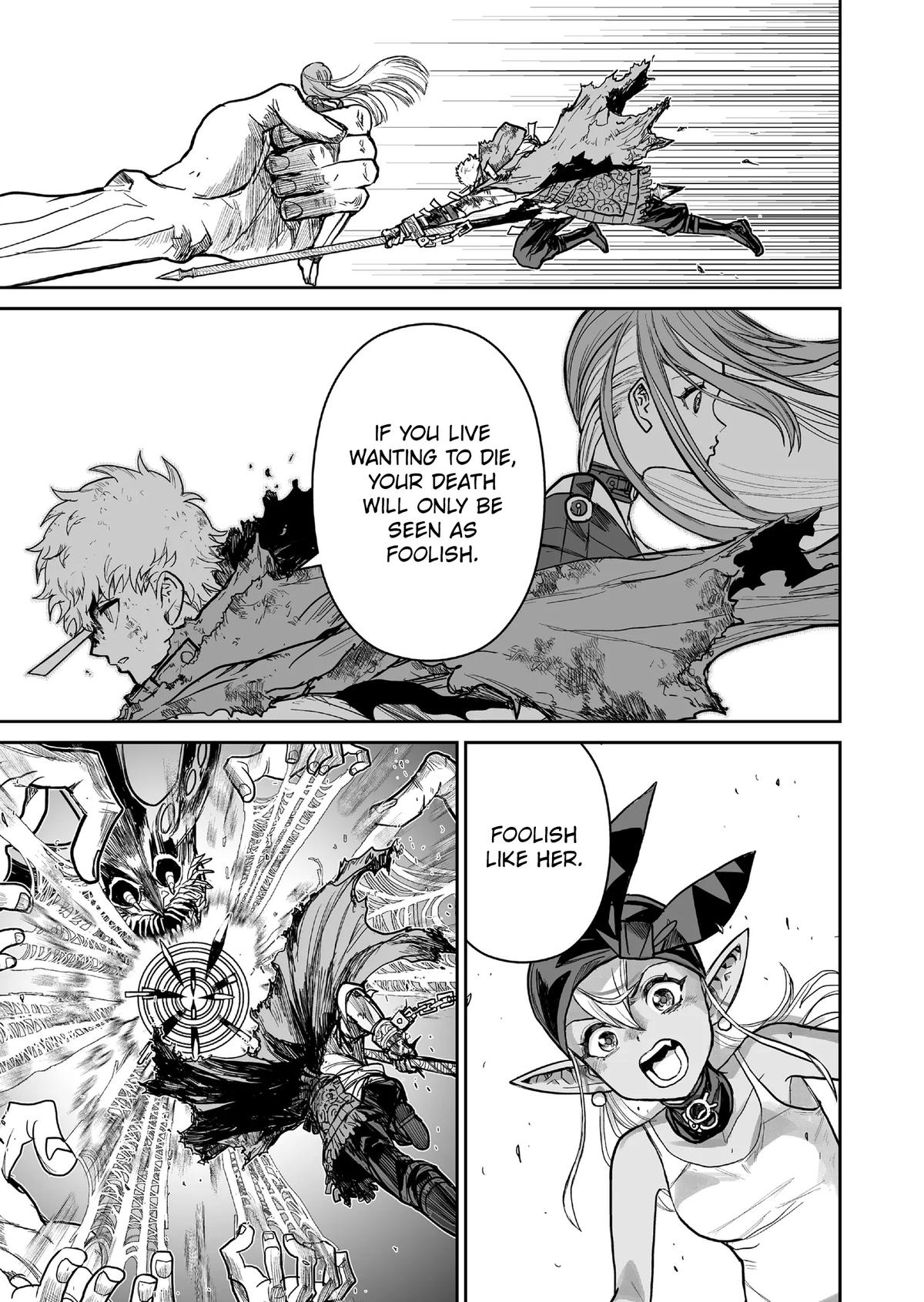 Abandoned: Tsuyosugite Buki ga Kowareru Yuusha to Buki Shokunin no Elf Chap 13 - Next Chap 14
