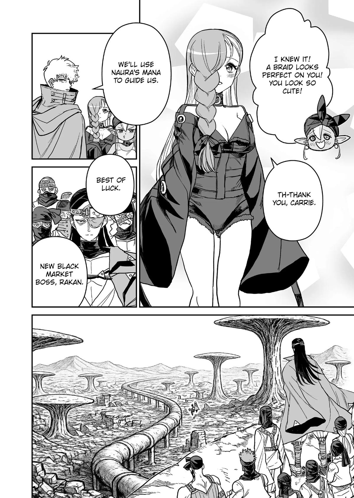 Abandoned: Tsuyosugite Buki ga Kowareru Yuusha to Buki Shokunin no Elf Chap 13 - Next Chap 14