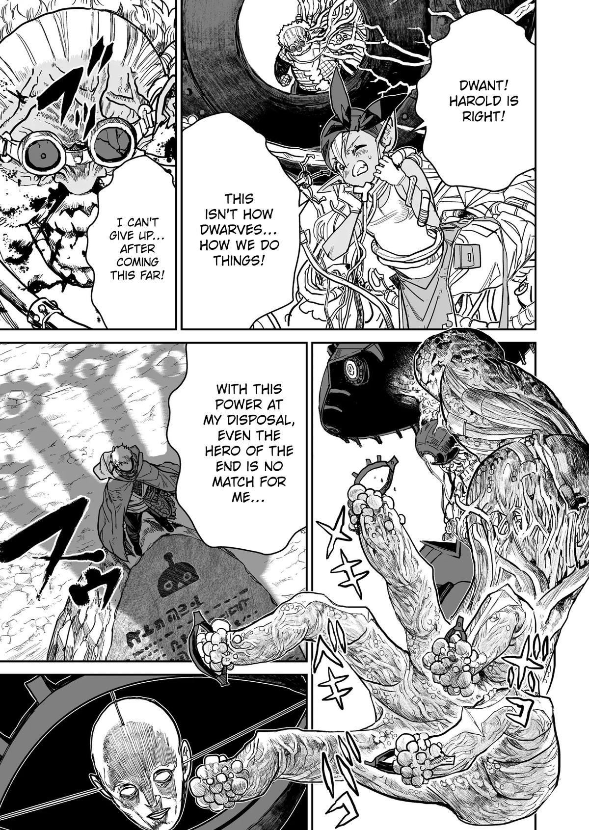 Abandoned: Tsuyosugite Buki ga Kowareru Yuusha to Buki Shokunin no Elf Chap 20 - Next Chap 21