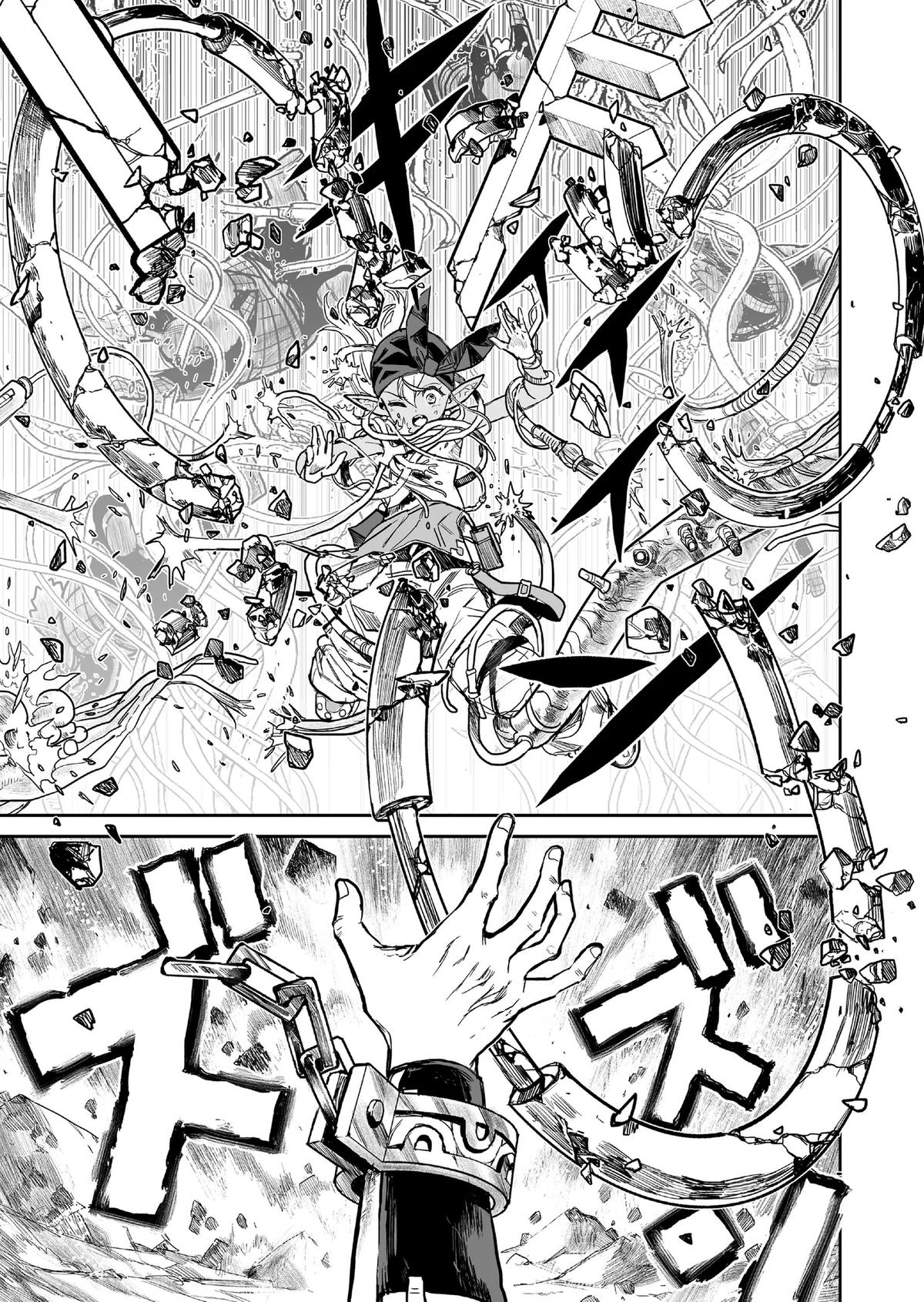 Abandoned: Tsuyosugite Buki ga Kowareru Yuusha to Buki Shokunin no Elf Chap 20 - Next Chap 21