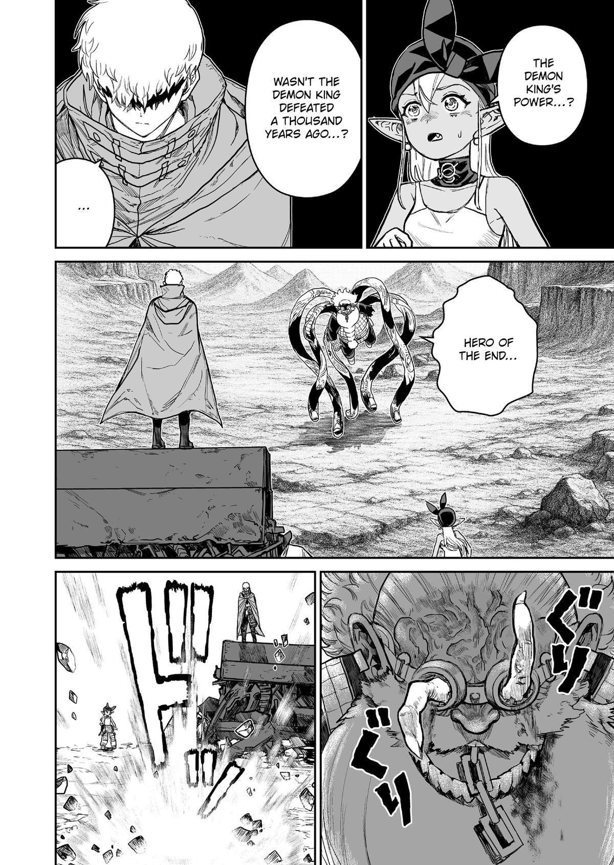 Abandoned: Tsuyosugite Buki ga Kowareru Yuusha to Buki Shokunin no Elf Chap 21 - Next Chap 22