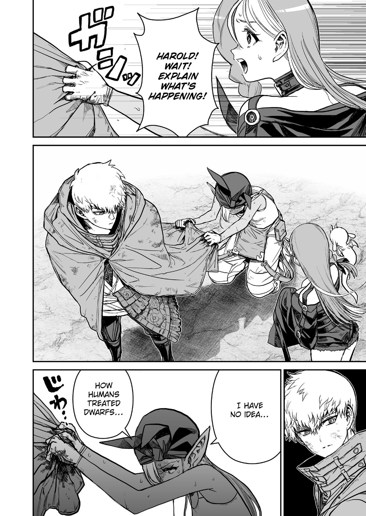 Abandoned: Tsuyosugite Buki ga Kowareru Yuusha to Buki Shokunin no Elf Chap 22 - Next Chap 23