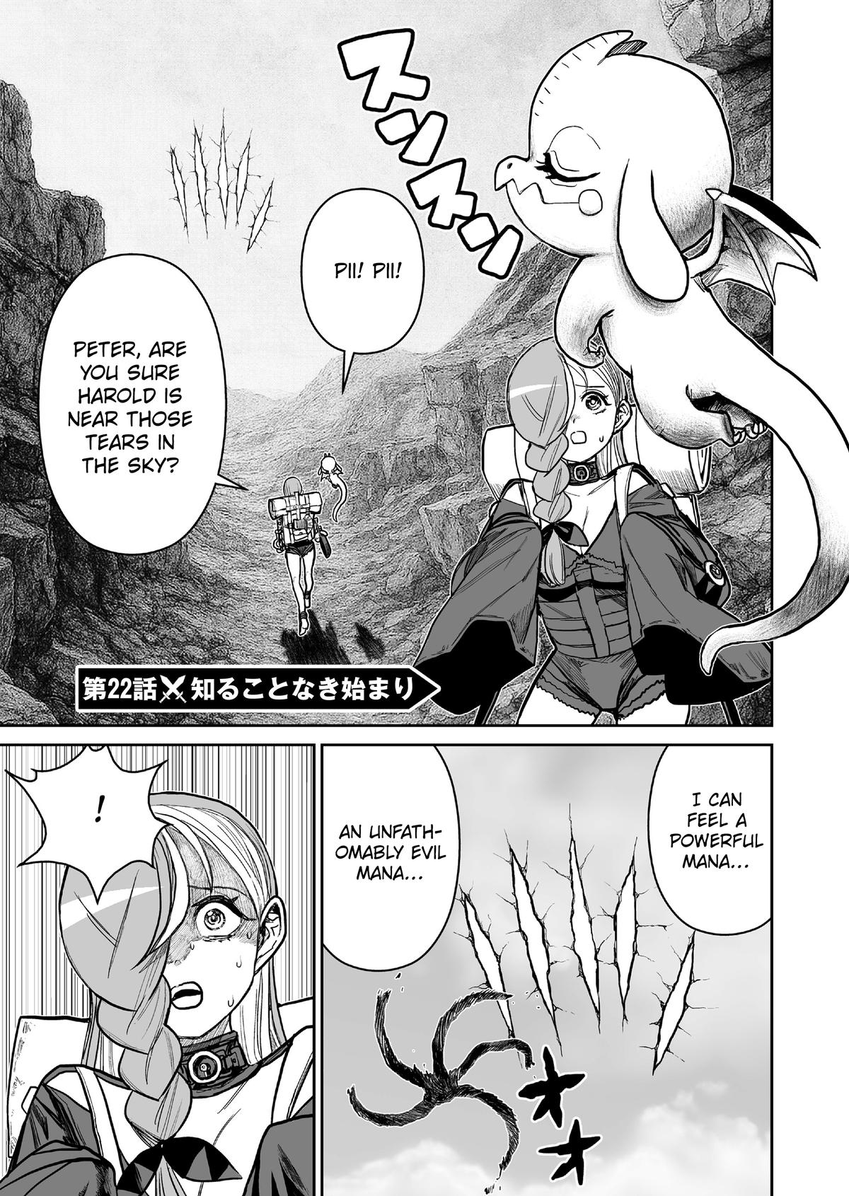 Abandoned: Tsuyosugite Buki ga Kowareru Yuusha to Buki Shokunin no Elf Chap 22 - Next Chap 23