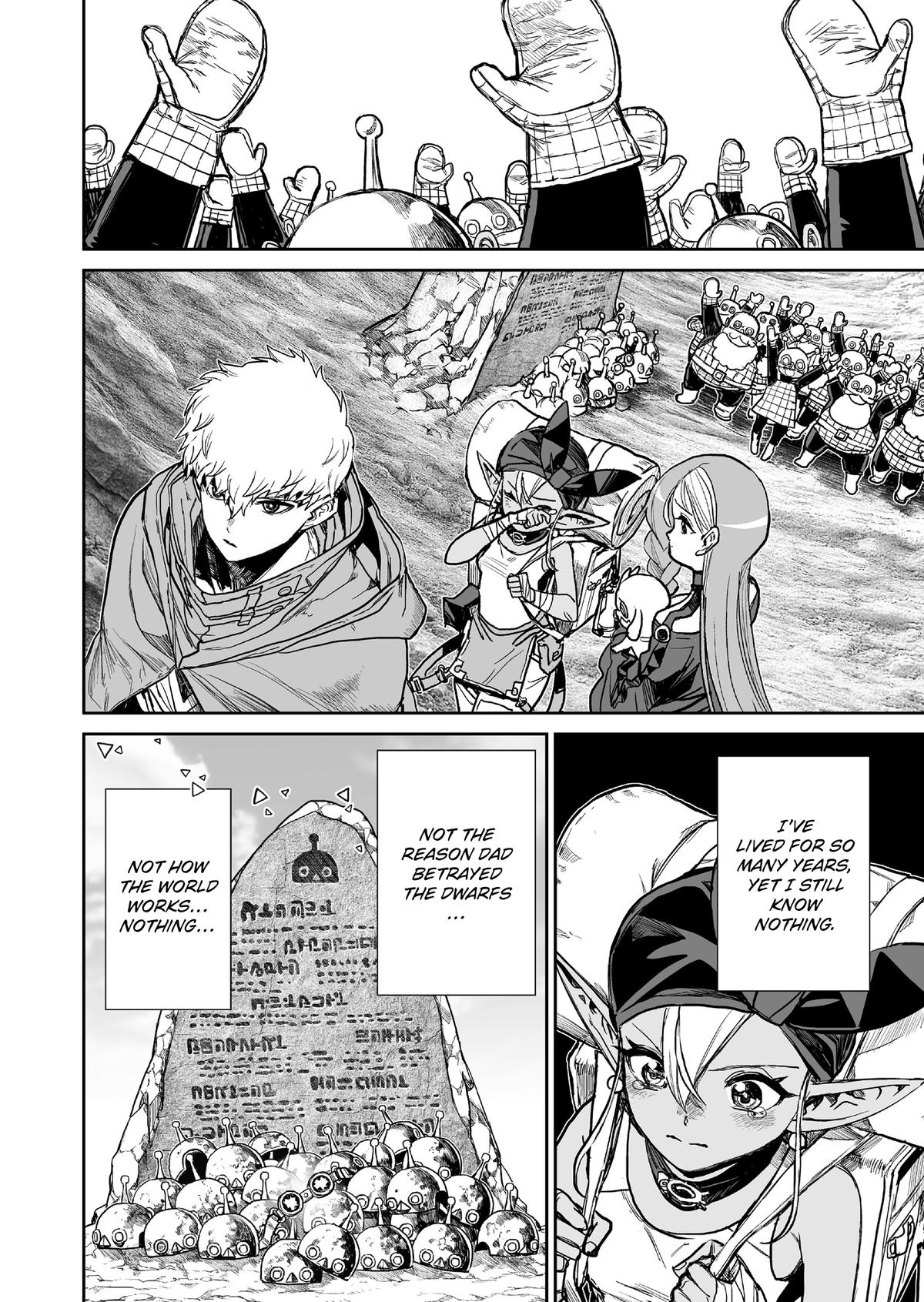 Abandoned: Tsuyosugite Buki ga Kowareru Yuusha to Buki Shokunin no Elf Chap 22 - Next Chap 23