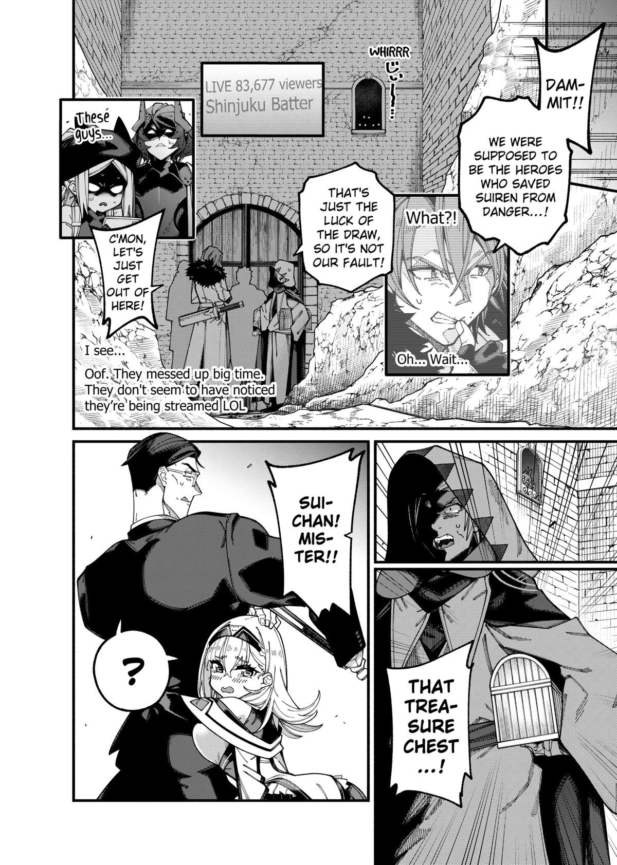 Jimi na Ojisan, Jitsu wa Eiyuu deshita. Jikaku ga Nai Mama Musou shitetara, Mei no Dungeon Haishin de Sarasareteta you desu Chap 6 - Next Chap 7