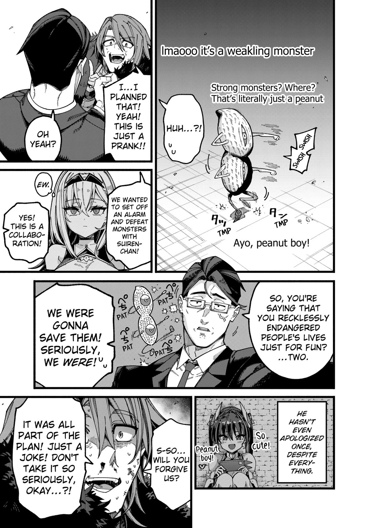 Jimi na Ojisan, Jitsu wa Eiyuu deshita. Jikaku ga Nai Mama Musou shitetara, Mei no Dungeon Haishin de Sarasareteta you desu Chap 6 - Next Chap 7