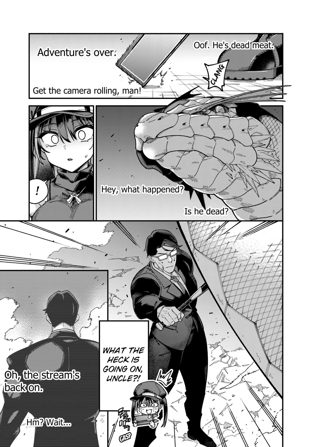 Jimi na Ojisan, Jitsu wa Eiyuu deshita. Jikaku ga Nai Mama Musou shitetara, Mei no Dungeon Haishin de Sarasareteta you desu Chap 1 - Next Chap 2