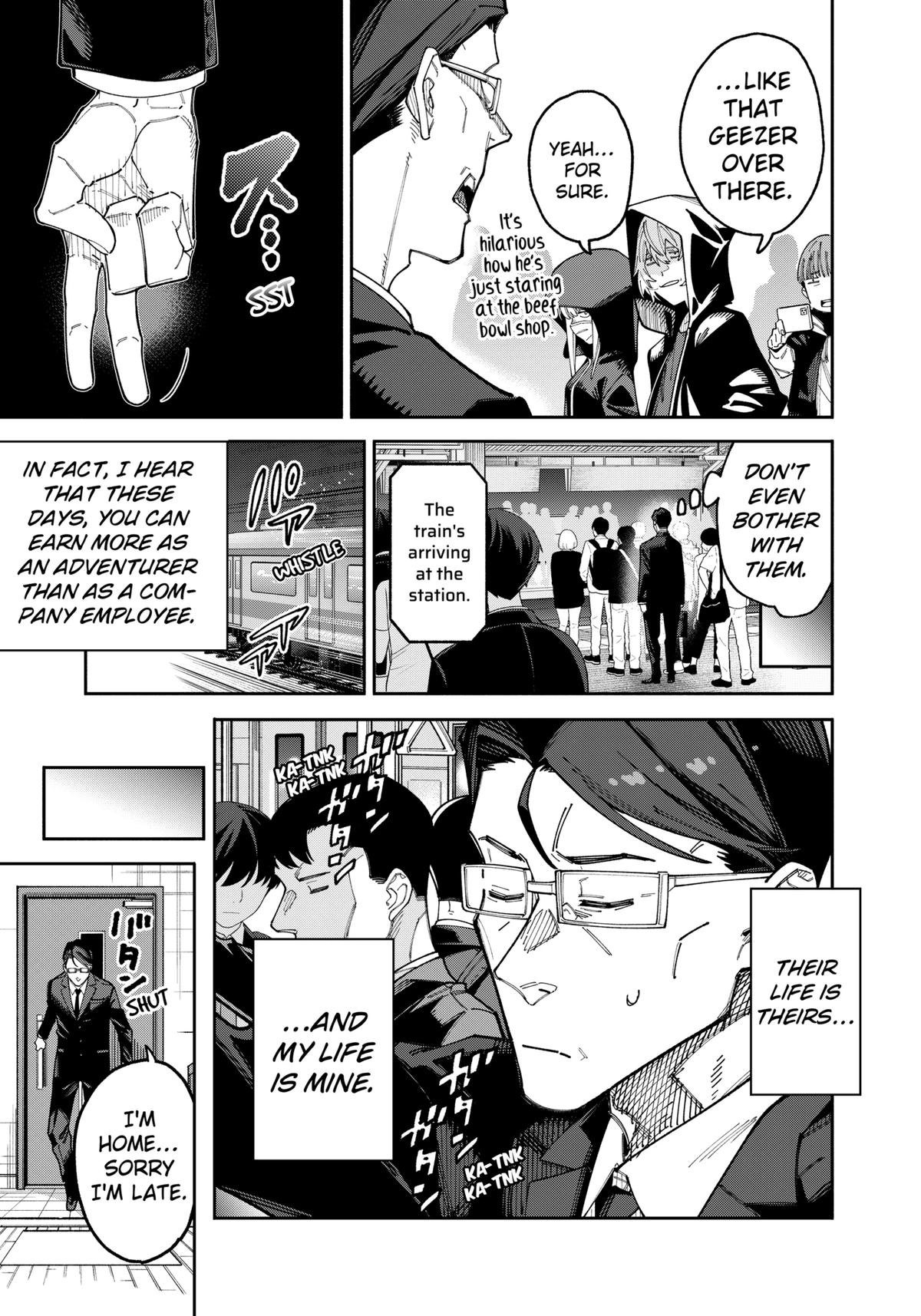 Jimi na Ojisan, Jitsu wa Eiyuu deshita. Jikaku ga Nai Mama Musou shitetara, Mei no Dungeon Haishin de Sarasareteta you desu Chap 1 - Next Chap 2