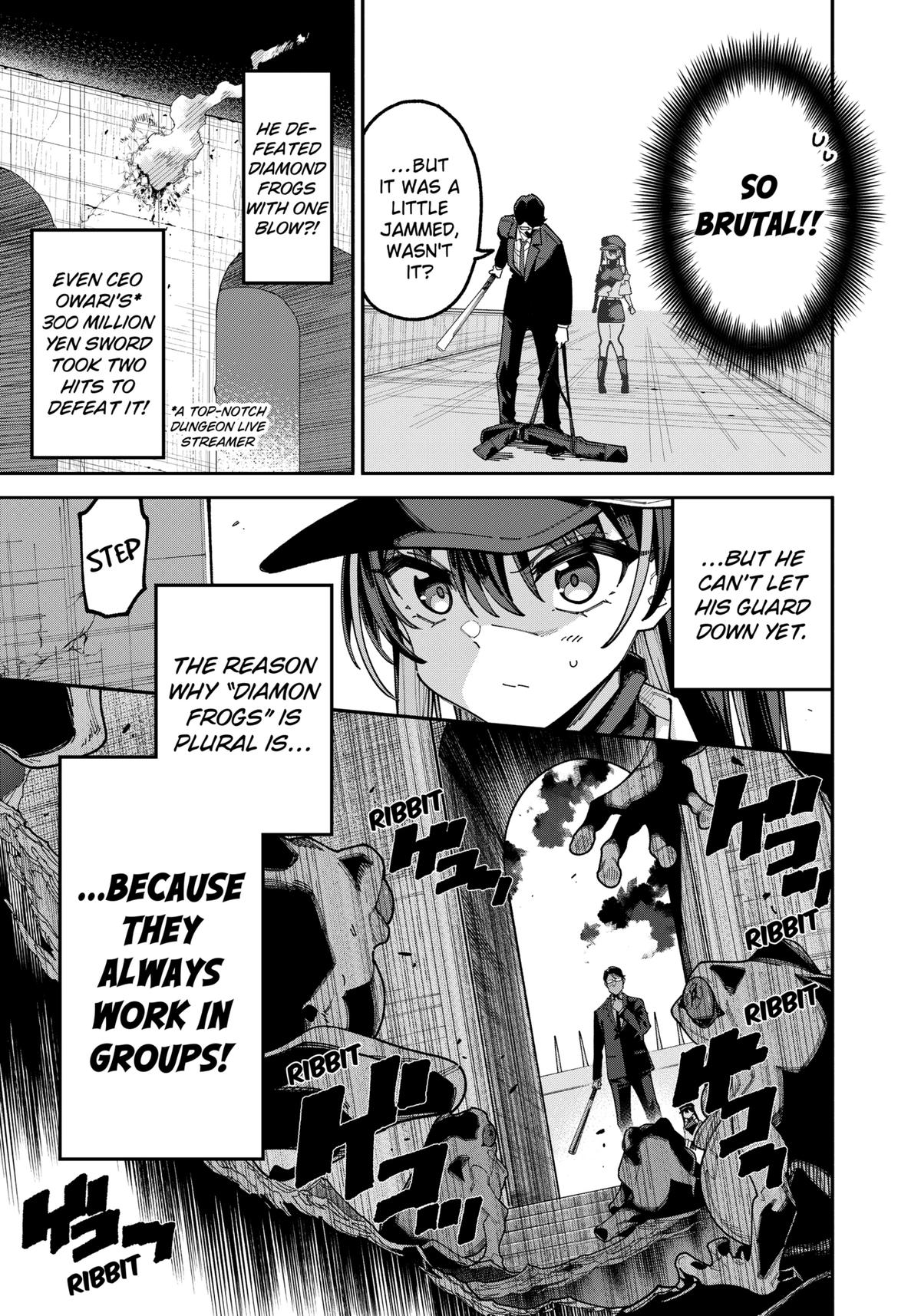 Jimi na Ojisan, Jitsu wa Eiyuu deshita. Jikaku ga Nai Mama Musou shitetara, Mei no Dungeon Haishin de Sarasareteta you desu Chap 1 - Next Chap 2