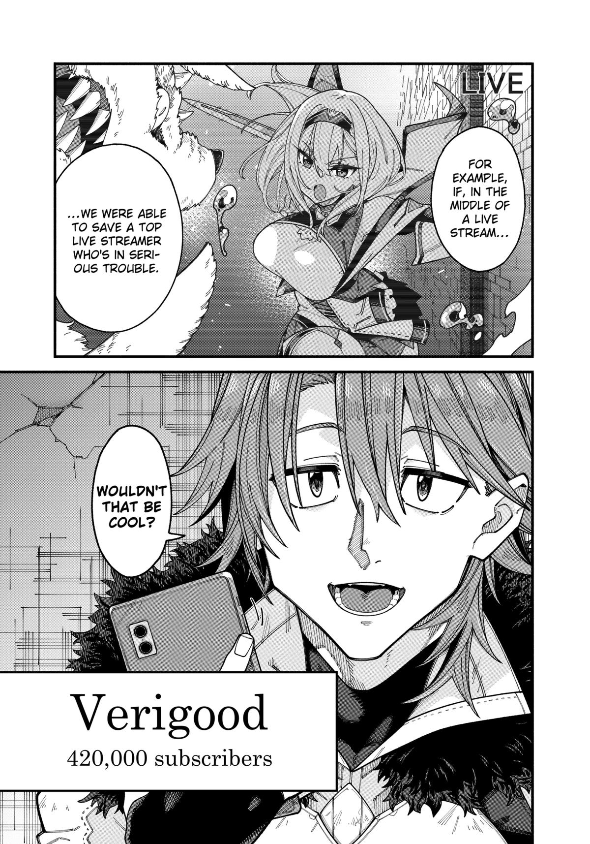 Jimi na Ojisan, Jitsu wa Eiyuu deshita. Jikaku ga Nai Mama Musou shitetara, Mei no Dungeon Haishin de Sarasareteta you desu Chap 3 - Next Chap 4