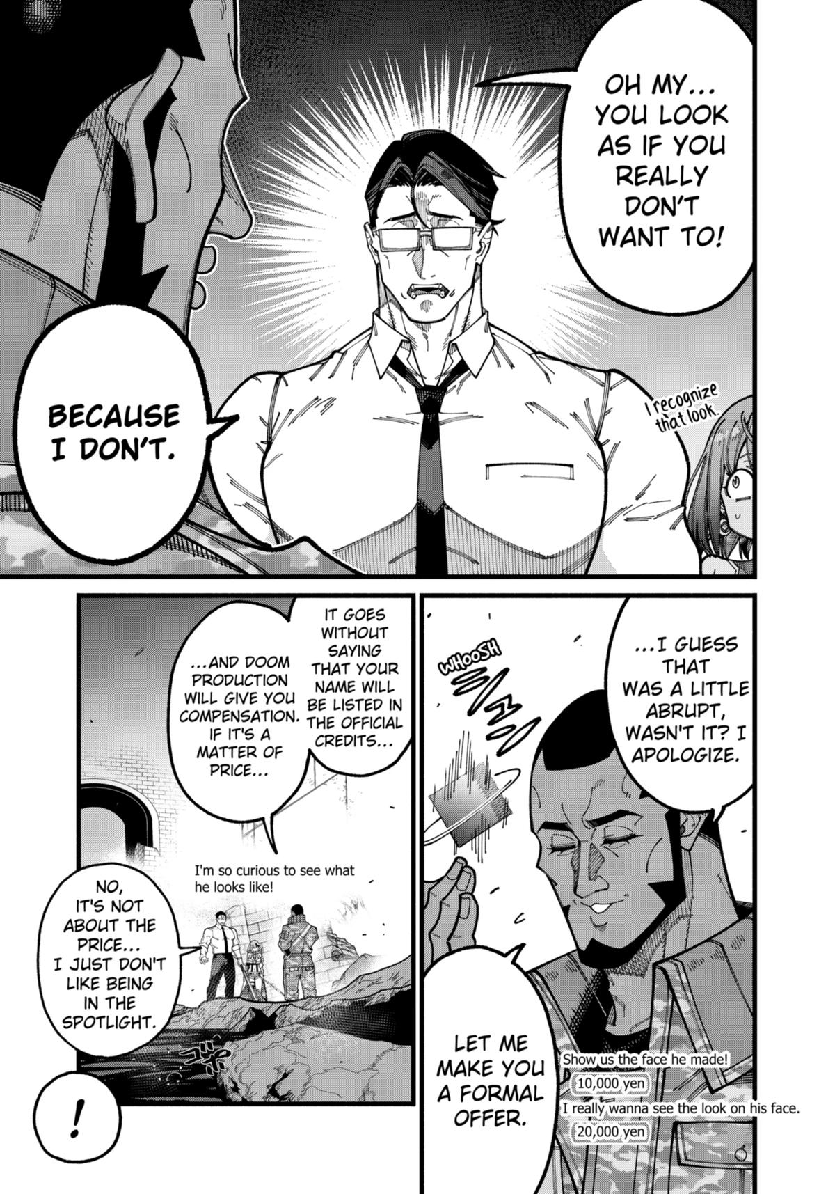 Jimi na Ojisan, Jitsu wa Eiyuu deshita. Jikaku ga Nai Mama Musou shitetara, Mei no Dungeon Haishin de Sarasareteta you desu Chap 14 - Next Chap 15