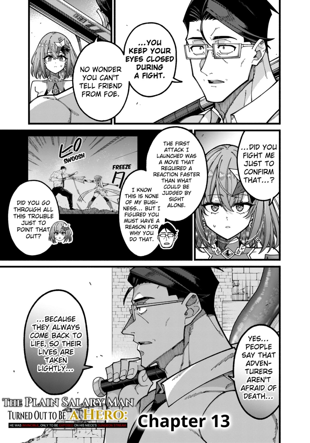 Jimi na Ojisan, Jitsu wa Eiyuu deshita. Jikaku ga Nai Mama Musou shitetara, Mei no Dungeon Haishin de Sarasareteta you desu Chap 13 - Next Chap 14