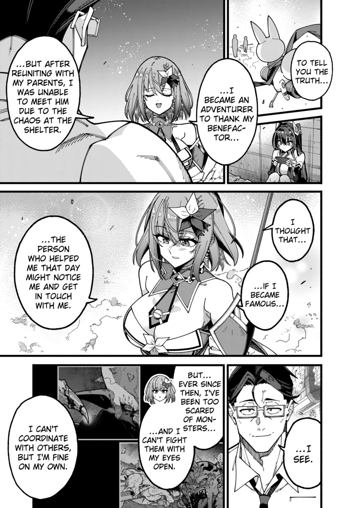 Jimi na Ojisan, Jitsu wa Eiyuu deshita. Jikaku ga Nai Mama Musou shitetara, Mei no Dungeon Haishin de Sarasareteta you desu Chap 13 - Next Chap 14