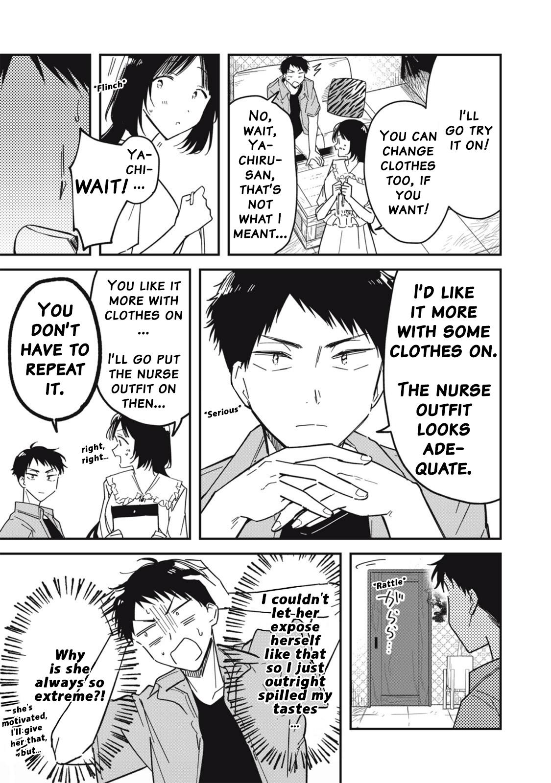 Yachiru-san wa Homeru to Nobiru Chap 7.1 - Next Chap 8.1