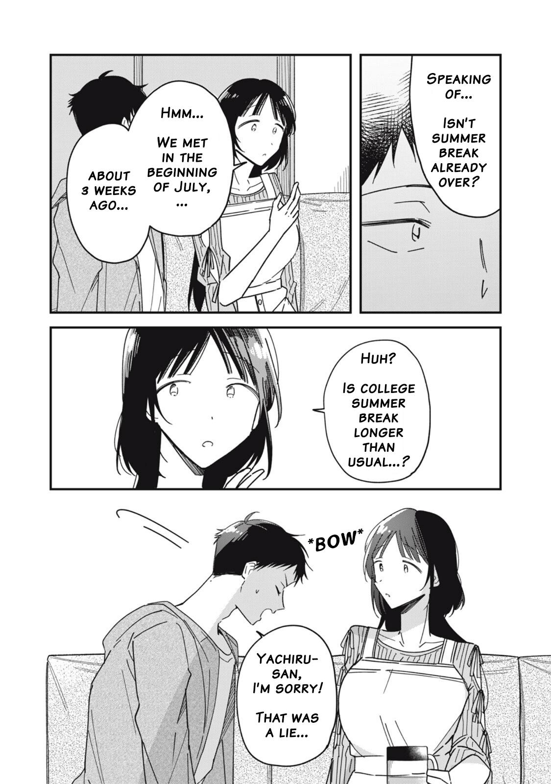 Yachiru-san wa Homeru to Nobiru Chap 11.1 - Next Chap 12.1