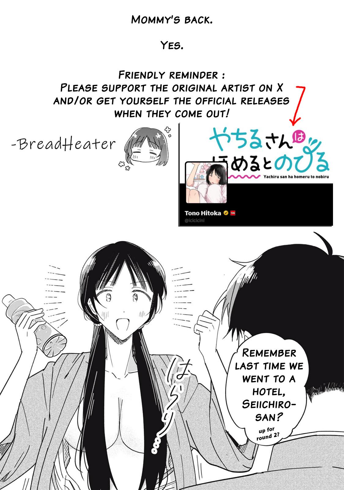 Yachiru-san wa Homeru to Nobiru Chap 12.2 - Next Chap 13.2
