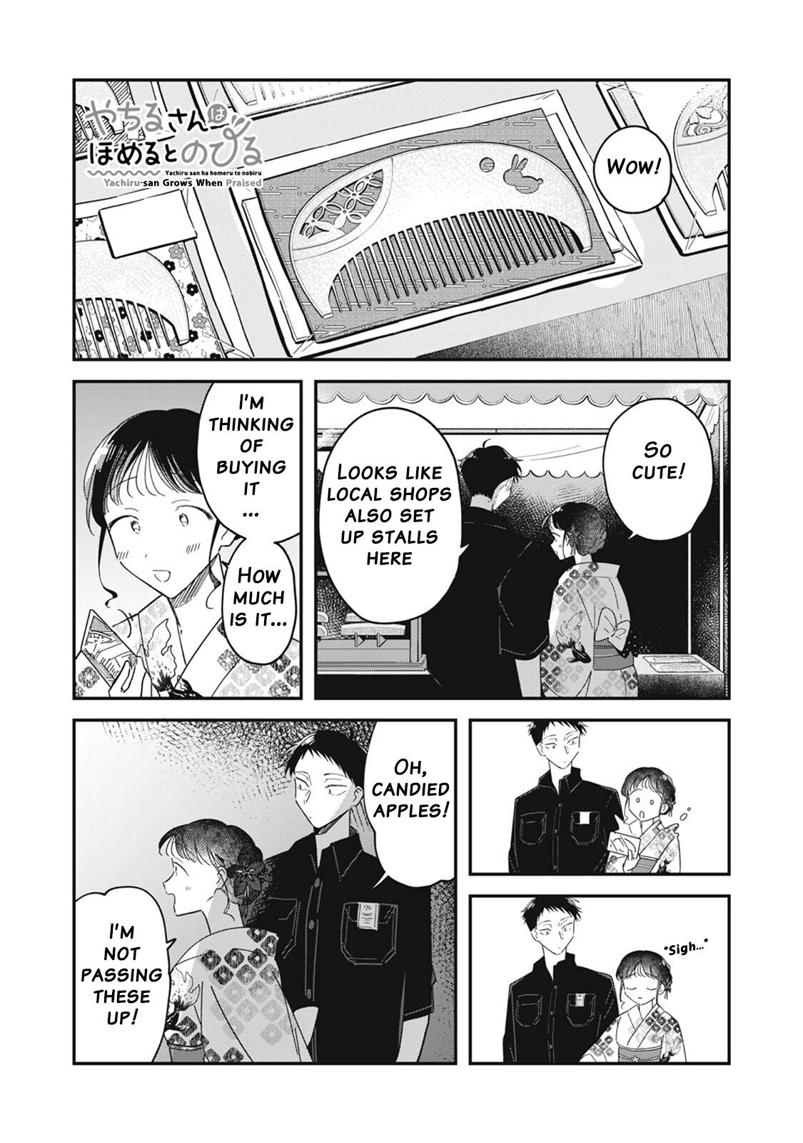 Yachiru-san wa Homeru to Nobiru Chap 13.2 - Next Chap 14.2