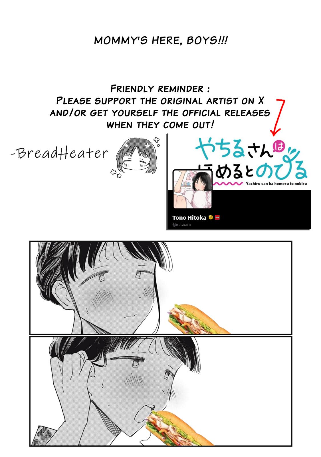 Yachiru-san wa Homeru to Nobiru Chap 13.2 - Next Chap 14.2