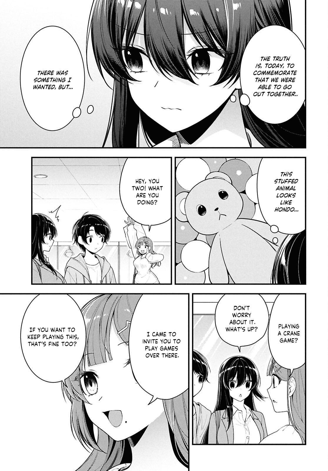 Tonari no Seki no Yankee Shimizu-san ga Kami wo Kuroku Sometekita Chap 7 - Next Chap 8