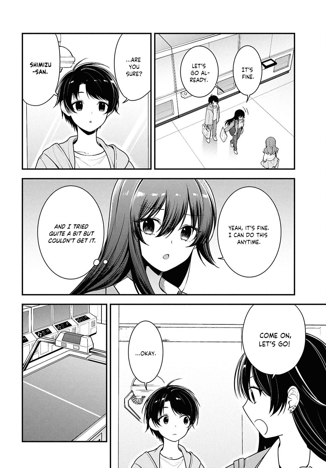 Tonari no Seki no Yankee Shimizu-san ga Kami wo Kuroku Sometekita Chap 7 - Next Chap 8