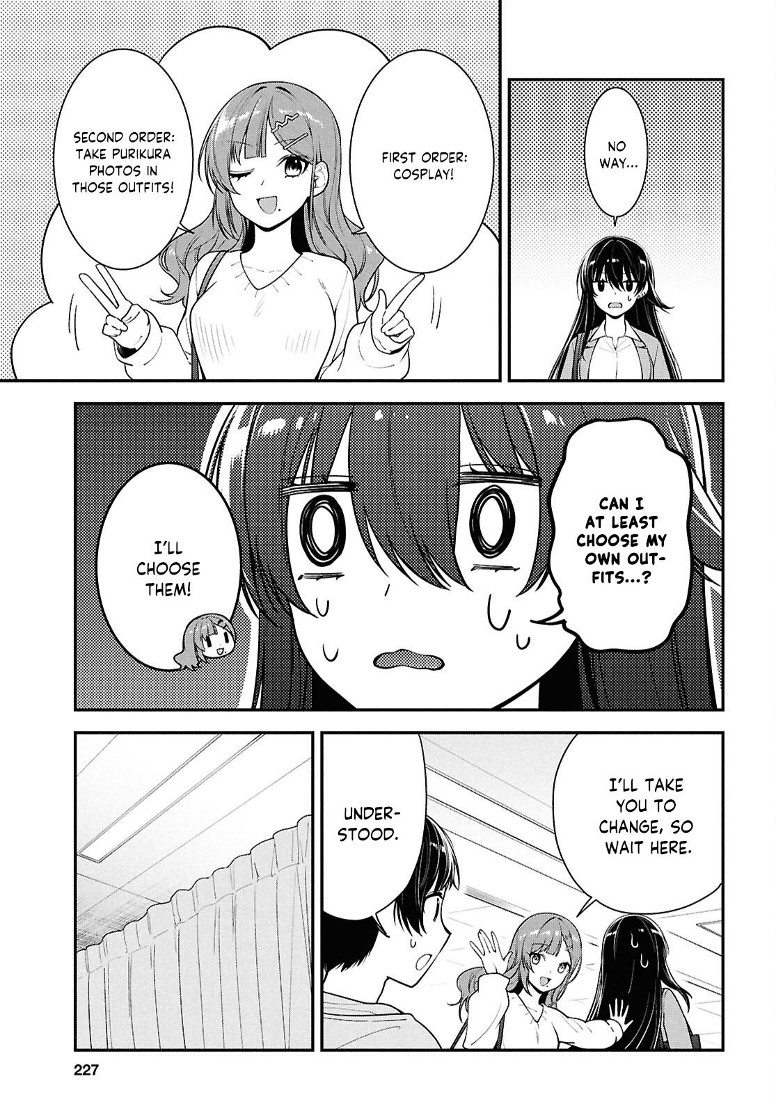 Tonari no Seki no Yankee Shimizu-san ga Kami wo Kuroku Sometekita Chap 7 - Next Chap 8