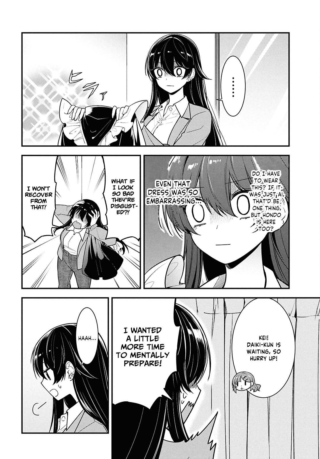 Tonari no Seki no Yankee Shimizu-san ga Kami wo Kuroku Sometekita Chap 7 - Next Chap 8