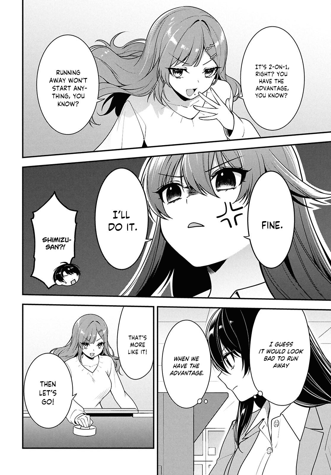 Tonari no Seki no Yankee Shimizu-san ga Kami wo Kuroku Sometekita Chap 7 - Next Chap 8