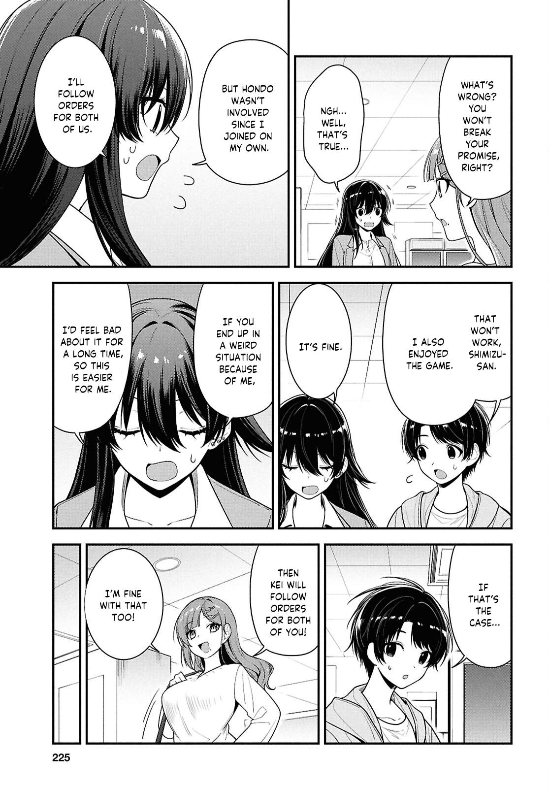 Tonari no Seki no Yankee Shimizu-san ga Kami wo Kuroku Sometekita Chap 7 - Next Chap 8