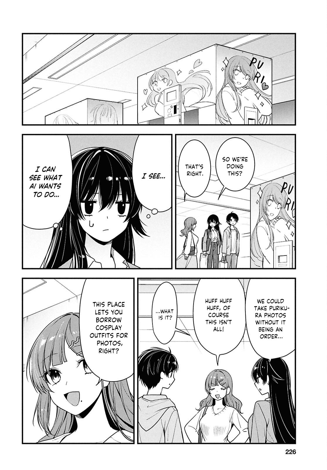 Tonari no Seki no Yankee Shimizu-san ga Kami wo Kuroku Sometekita Chap 7 - Next Chap 8