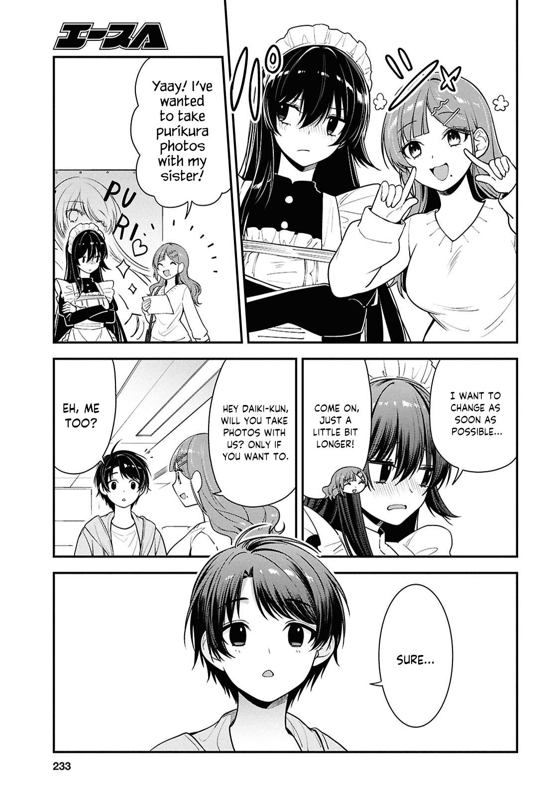 Tonari no Seki no Yankee Shimizu-san ga Kami wo Kuroku Sometekita Chap 7 - Next Chap 8