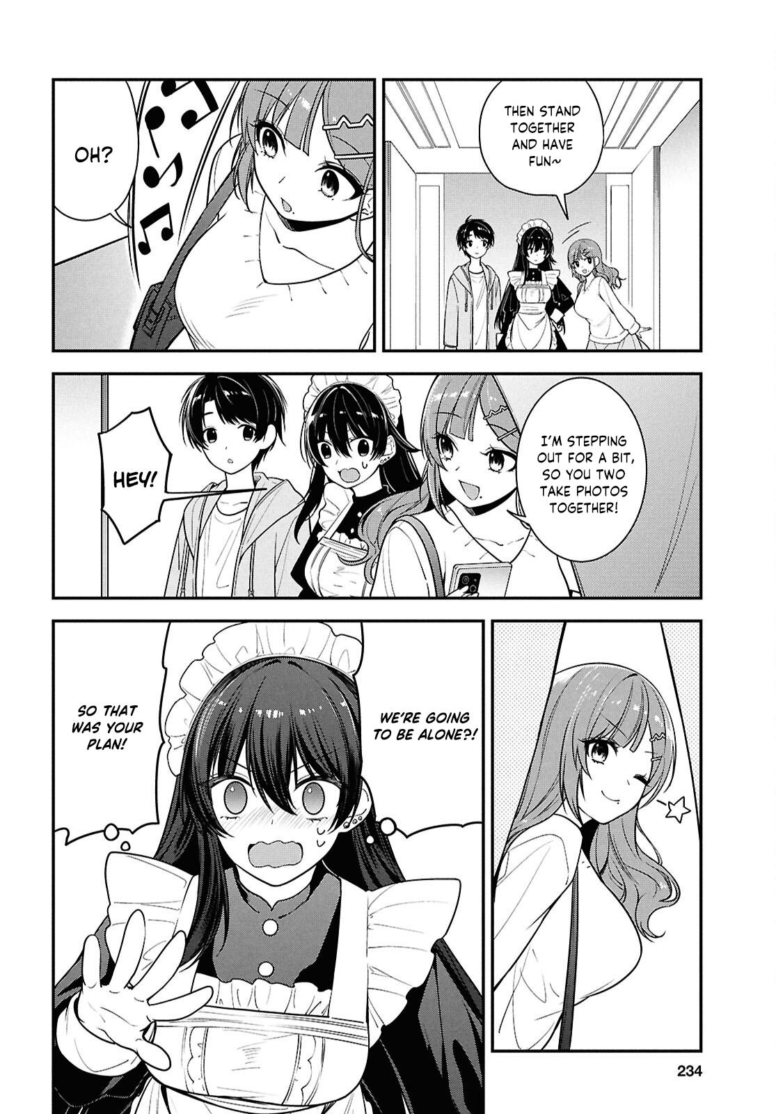 Tonari no Seki no Yankee Shimizu-san ga Kami wo Kuroku Sometekita Chap 7 - Next Chap 8