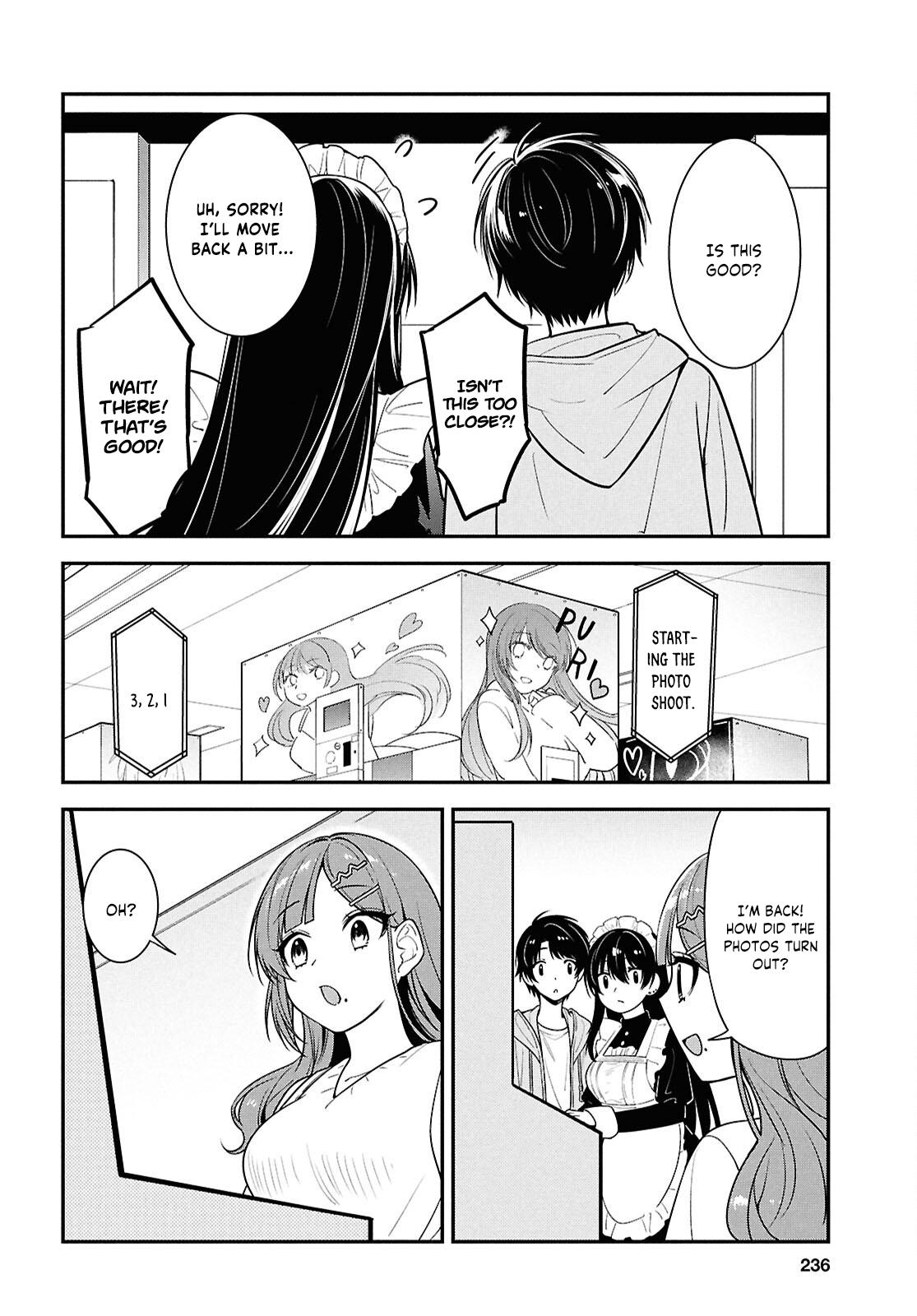 Tonari no Seki no Yankee Shimizu-san ga Kami wo Kuroku Sometekita Chap 7 - Next Chap 8