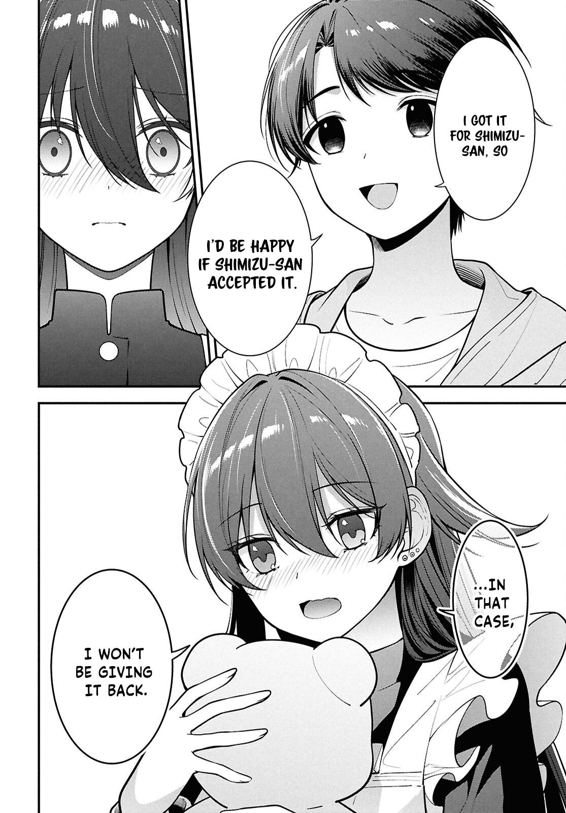 Tonari no Seki no Yankee Shimizu-san ga Kami wo Kuroku Sometekita Chap 7 - Next Chap 8