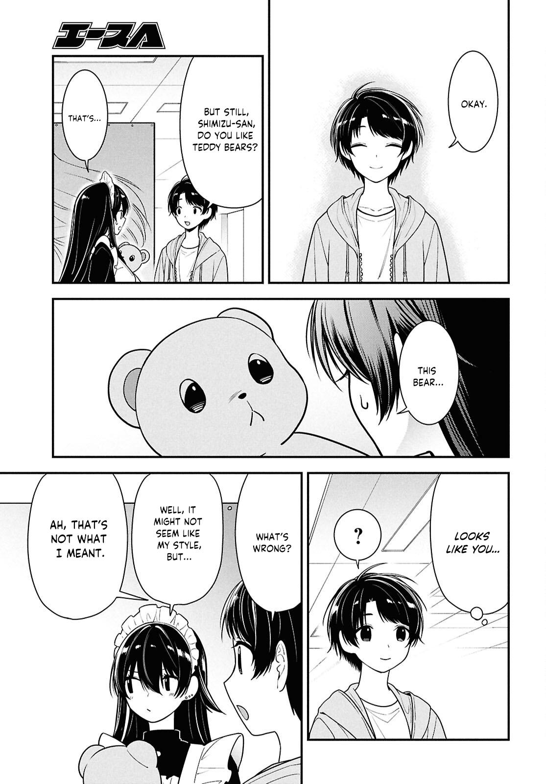 Tonari no Seki no Yankee Shimizu-san ga Kami wo Kuroku Sometekita Chap 7 - Next Chap 8