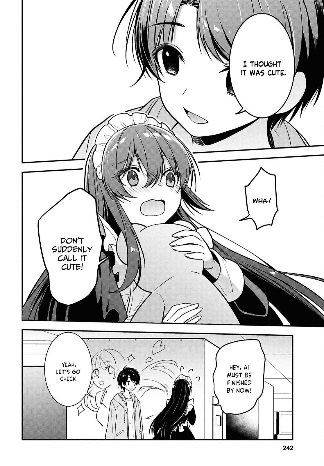 Tonari no Seki no Yankee Shimizu-san ga Kami wo Kuroku Sometekita Chap 7 - Next Chap 8