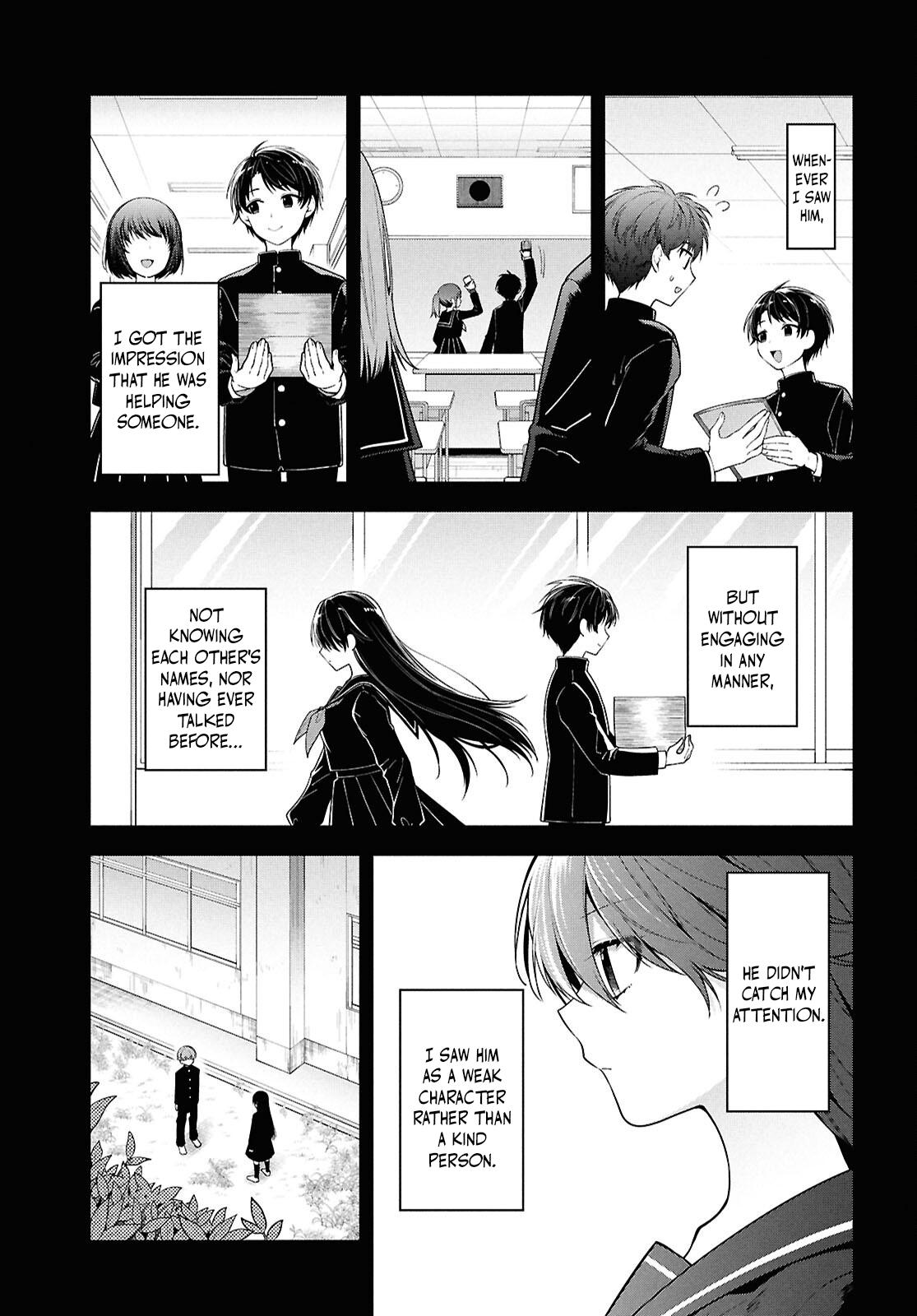 Tonari no Seki no Yankee Shimizu-san ga Kami wo Kuroku Sometekita Chap 4 - Next Chap 5