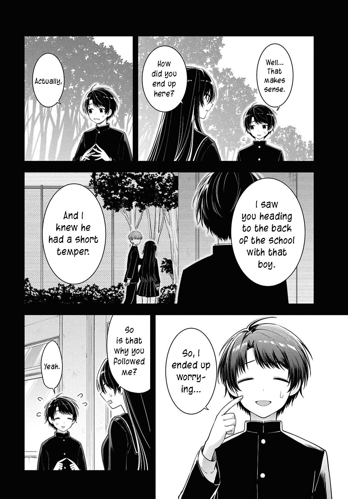 Tonari no Seki no Yankee Shimizu-san ga Kami wo Kuroku Sometekita Chap 4 - Next Chap 5