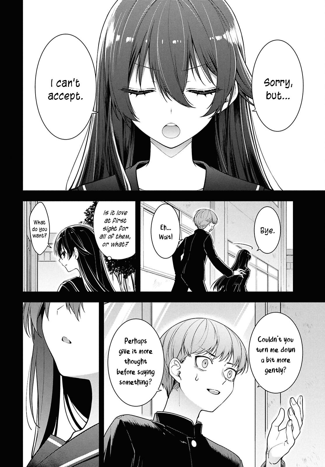 Tonari no Seki no Yankee Shimizu-san ga Kami wo Kuroku Sometekita Chap 4 - Next Chap 5