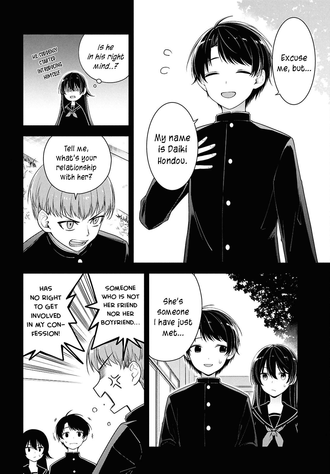Tonari no Seki no Yankee Shimizu-san ga Kami wo Kuroku Sometekita Chap 4 - Next Chap 5