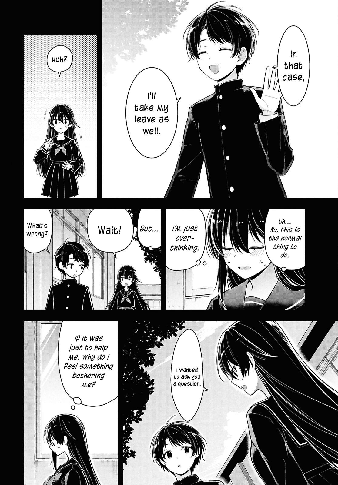Tonari no Seki no Yankee Shimizu-san ga Kami wo Kuroku Sometekita Chap 4 - Next Chap 5