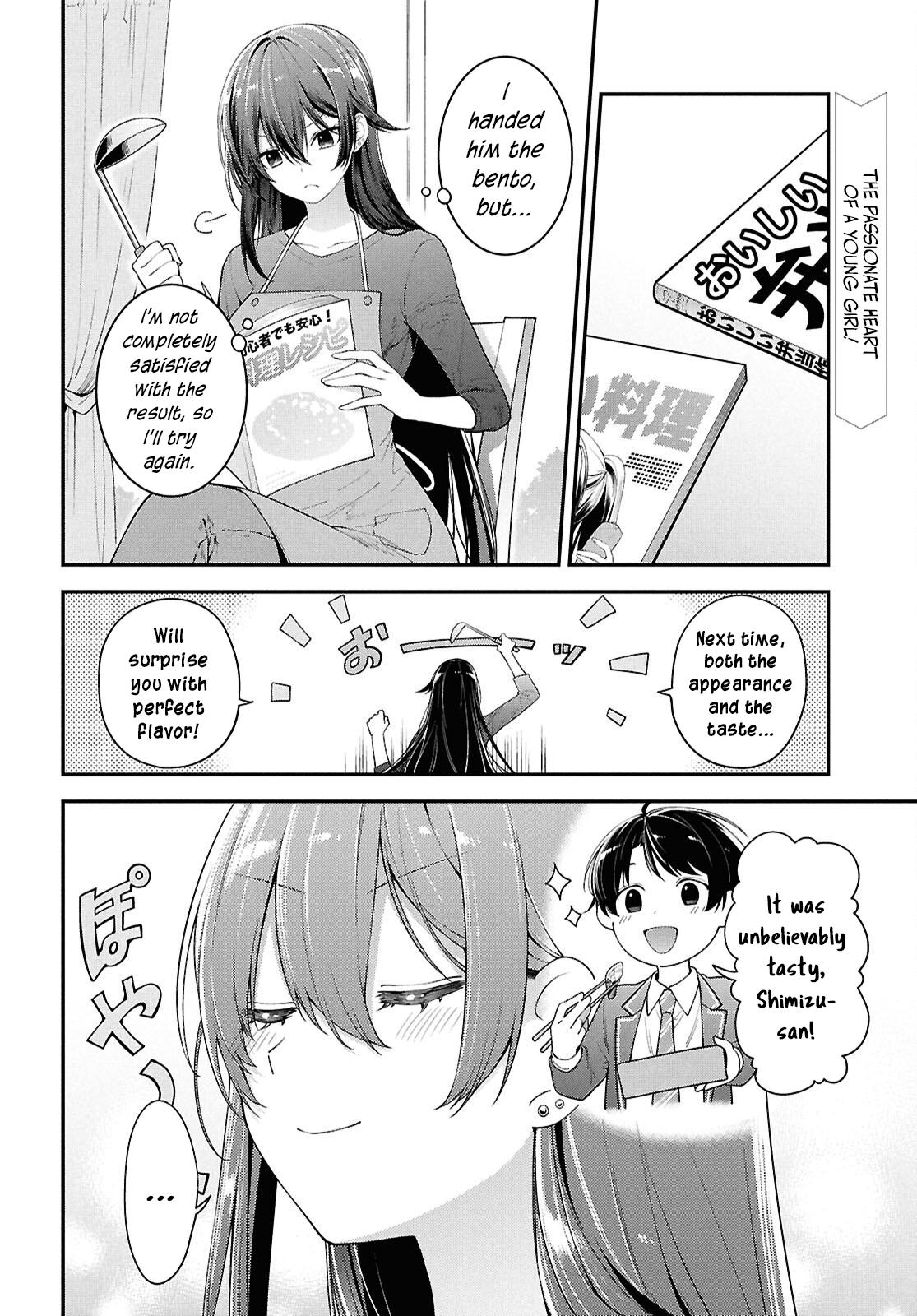 Tonari no Seki no Yankee Shimizu-san ga Kami wo Kuroku Sometekita Chap 4 - Next Chap 5
